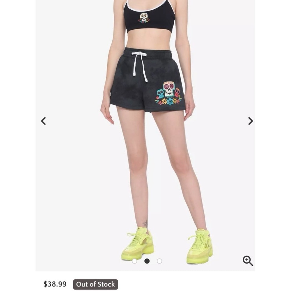 Disney Pixar Coco Sugar‎ Skull Lounge shorts new medium women's